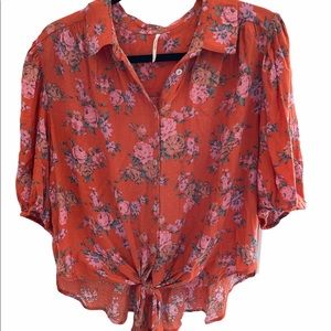 Free people floral top